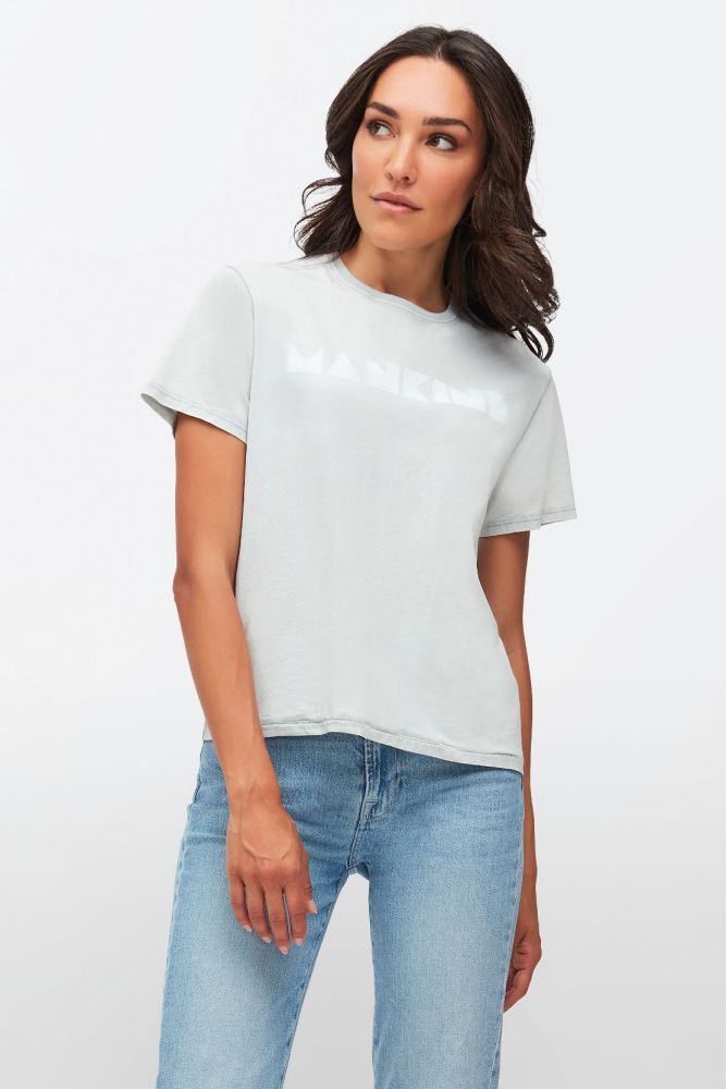 Mankind Logo Tee Cotton In Light Blue