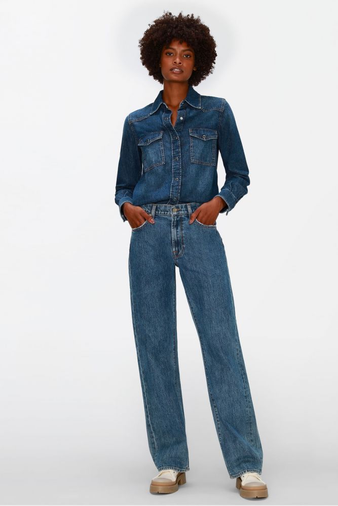 Tess Trouser Blaze Mid Blue