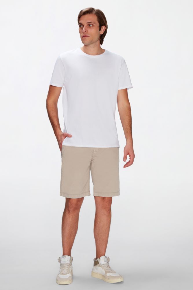 Perfect Chino Short Airweft Twill Sesame-Beige