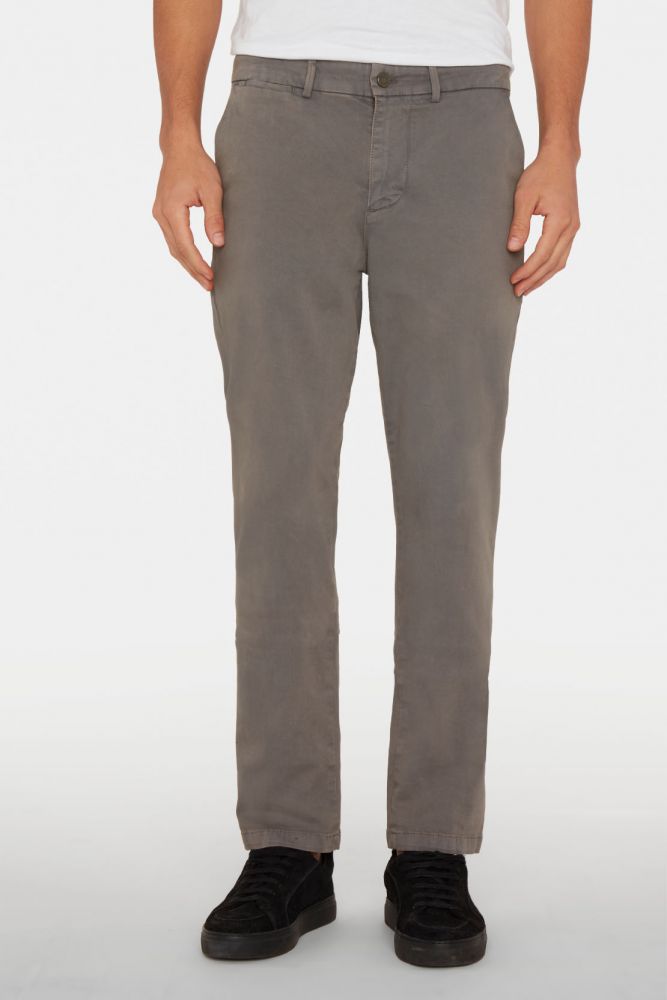Slimmy Chino Luxe Performance Sateen Grey